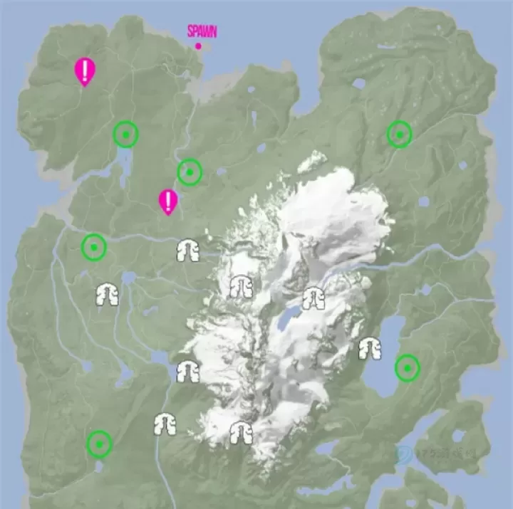 森林之子地图位置详细图最新_游戏攻略_第4张_175游戏网 森林之子地图位置详细图最新_https://m.175yx.com_游戏攻略_第4张