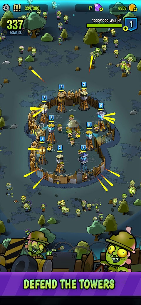 Zombie Towers游戏